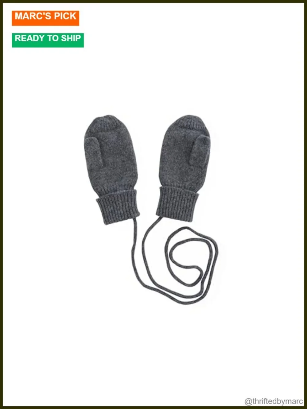 100% Cashmere Baby & Kids Mittens with Thumb, Warm Winter Gloves